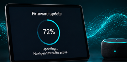 Connected device firmware update